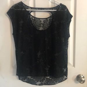 NWOT - Express lace top - Small - black
